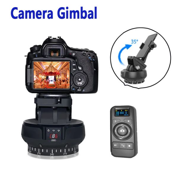 Gimbals Wireless Telefono Telefono Stabilizzatore gimbal 360 Rotazione in diretta intelligente AI follow -up Cradle testa foto vlogish video record