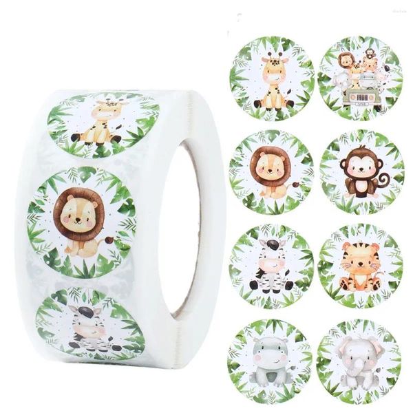 Party bevorzugt Jungle Animals Schmetterling Aufkleber Spielzeug Geburtstag bevorzugt Jungen Mädchen Kinder Souvenir Gäste Geschenke Hochzeitsbedarf Aufkleber