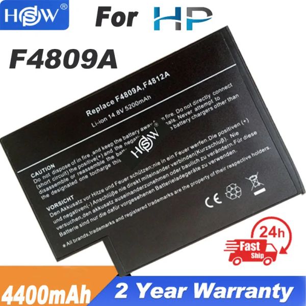 Baterias 14.8V 4400mAh F4809A F4812A BATERAGEM DE LAPTOP PARA HP COMPAQ PREPARIO 2102 2103 2105 2107AP 2108 2120 EVO N1010V SERIES HSTNNDB13