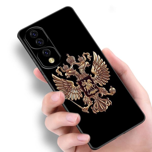 Russia bandiere russe Emblema Emblema Telefono per Huawei Nova 5T 8 9 Y60 Y90 Hono