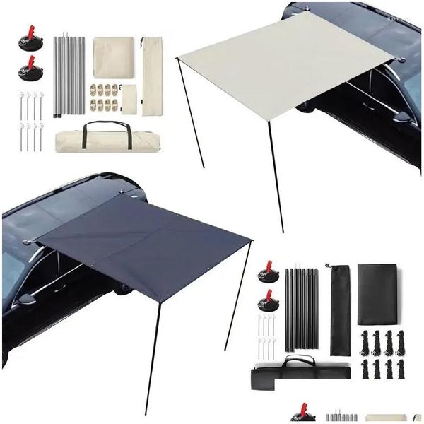 Tende e rifugi per tetto da sole per tetto da sole porta sfumatura da sole UV50 UV50 AFROORE PU3000MM LATURA PER HARDWARE OVERSO