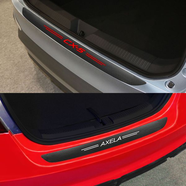 Для Mazda atenza axela cx3 cx5 demio mps ms ms car stilling trunk door guard plates plate наклеек