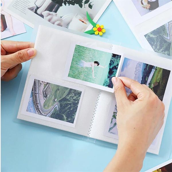 3/4/5/6/6 polegada Idol Pictures Binder Storage Foto Álbum Mini Foto Álbum quadrado Album transparente Creative Diy PhotoCard Holder