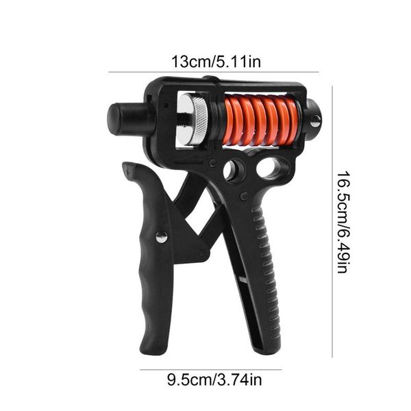 Тренер прочности ручной захват 5-165 кг регулируемый ручная сцепление укрепляет эластичный пружинный палец для фитнеса для фитнеса