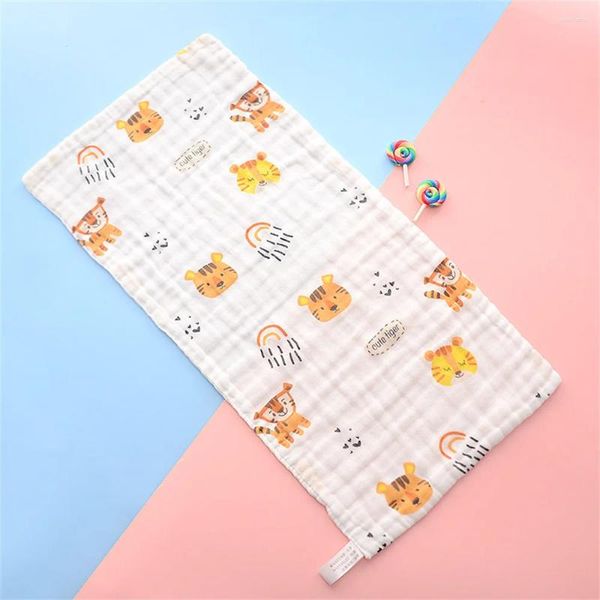 Handtuchbad kleine Baumwolltücher Weiche 6 -schichtige Tüll Gesicht Sechs-Schicht Gaze Fütterung Kinder Taschentuch mit hoher Dichte Babytücher