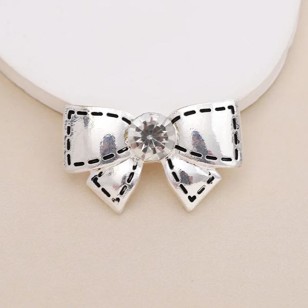 Skye Ciel 5pcs Diamond Bow-Series Diy Jewelry Accessory Accessory Plat Back Back Base Settings Оптовая подшивка ручной работы ручной работы