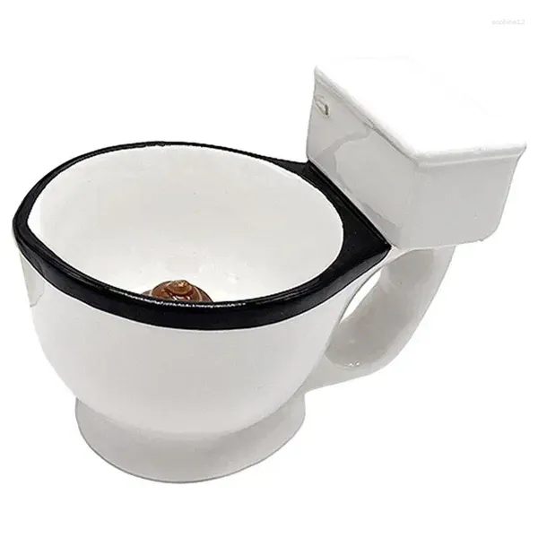 Tazze da toilette creativa tazza in ceramica da 300 ml novità tazza di tè latte gelato acqua divertente regali di Natale per amici