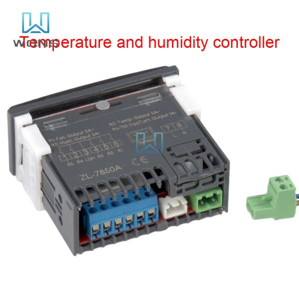 ZL-7850A Switch do controlador de temperatura Hygrostat Termostato 110V 220V Termômetro de umidade Hygrômetro AC 240V para incubadora de ovos