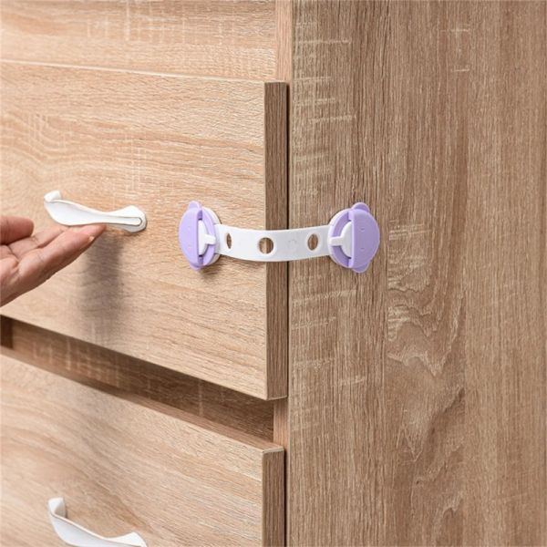 Baby Lock Child Safety Cabinet Proofing Safe schnelle einfache Kleberschrank Schubladen -Türriegel keine Schrauben Magnete A2UB