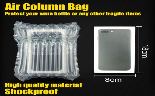 7 polegadas x 3 polegadas infláveis para coluna de ar influnas Bolsas de proteção contra garrafa de vinhos Pacote de bolsa de dunnage para celular para disco rígido Trans3536184