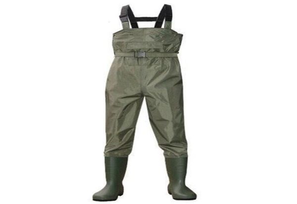 EU3847 Pantaloni in PVC di pesca impermeabile per esterni stivali traspiranti stivali mimetici da 3layer da donna waders coltivando turisti troskers8907687