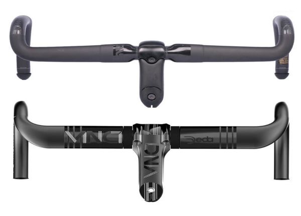 Bike -Lenkerkomponenten Deda Vinci DNA Carbon Road Env SES AR Bicycle -Lenker T800 Aero Stem Voller interner Kabel -Abstandshalter Comp7588472