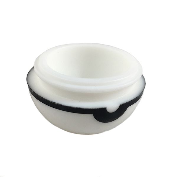 3packs 5ml Poke Ball Silicone Jar Box Recipiente Creme de rosto/loção/Viagem cosmética Amostra de maquiagem de garrafa de cera armazenamento de óleo de cera