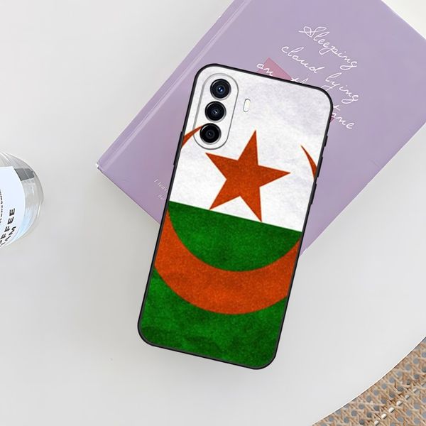 Алжирский флаг Флагский чехол 2023 для Huawei P50 P30PRO P40 P20 P10 P9 Y7 Y9S Lite Honor X8 X7 70 Pro PSMART Cover