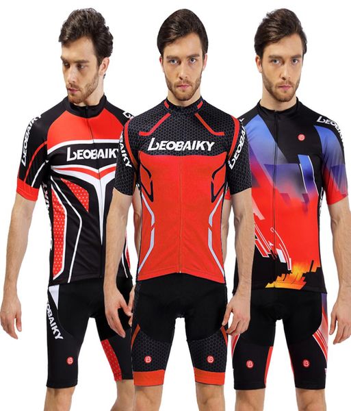 Set di ciclismo da uomo a maniche a maniche corta Summer Pro Team 2018 MTB Ridding Jersey Cylerse Cylerse Cyled Bike Clothing Red4648513