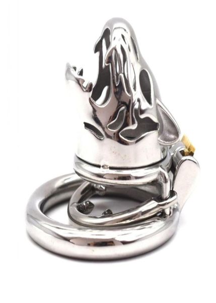Устройство мужского рабства с уретральным катетерным кольцом кольцо BDSM Sex Toys из нержавеющей стали Cage4335851