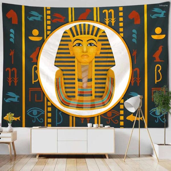 Wandteppiche ägyptische Mythologie Kunst Wandteppich Retro Hippie Home Wall Decoration Ästhetik Raum Hintergrund Stoff