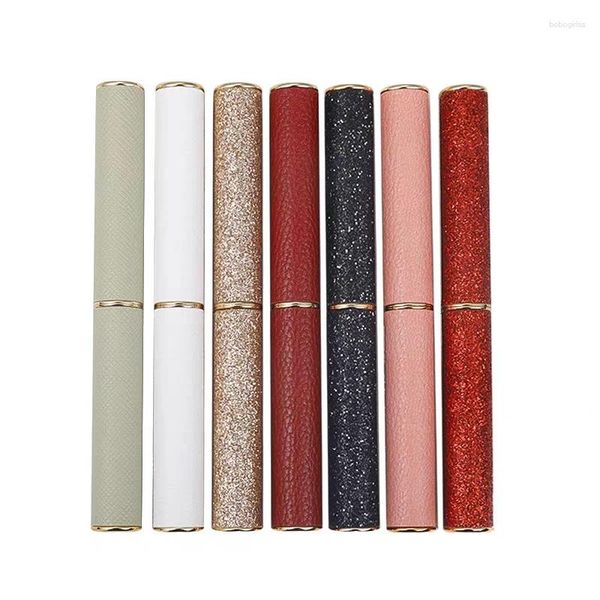 Speicherflaschen Großhandel leer weiß rosa rot grün glänzende schwarze goldene diamantleder schlank lippe