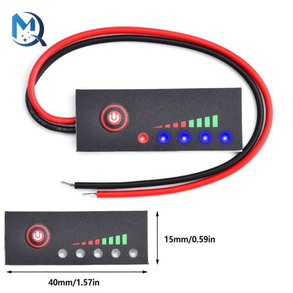 Pil Seviyesi Göstergesi 18650 LIPO Lityum Kapasite Test Cihazı Metre 1S 2S 3S 4S 5S 6S 3.7V-255.2V Modül Lityum Pil Ekran DIY