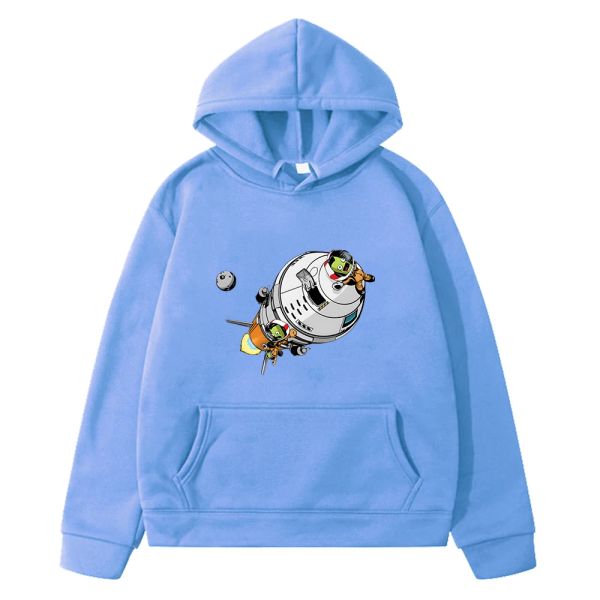 Kerbal Space Programm Game Grafik Hoodie bequeme Soft Casom Cuoded Sweatshirts Langarm Kinder Jungen/Mädchen Pullovers