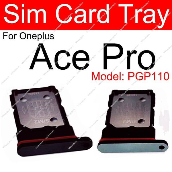 Vesto della scheda SIM per OnePlus Ace Pro Pro Ace Racing Ace 2 Dual Sim Adapter Adapter Card Sostituzione del lettore
