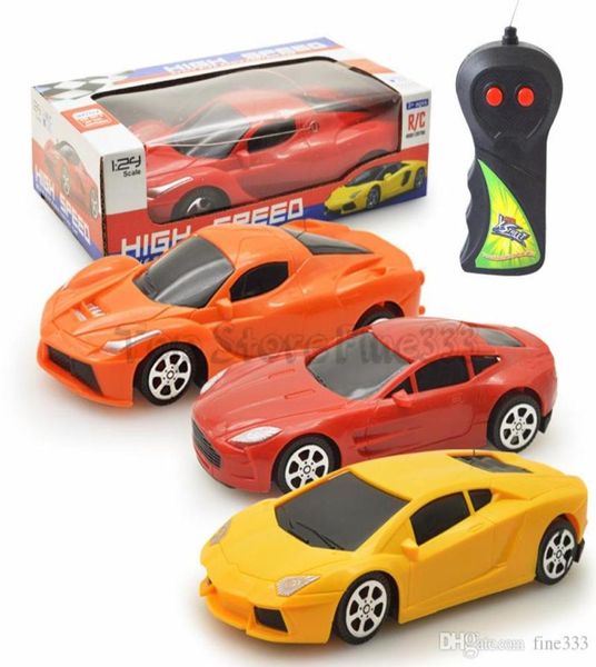 Luxury RC Sportscar Cars Mracer Remote Control Car Coke Mini RC Remote Control Micro Racing 124 giocattolo per auto a 2 canali C151395934953