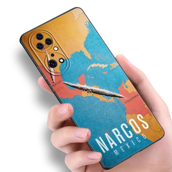 Narcos TV Series Pablo Escobar Black Case para Huawei Nova 9 8i 7i 7 SE Y60 5T Mate 40 20 10 Honra x40i 30s 70 Pro 50 Lite Tampa Lite Tampa