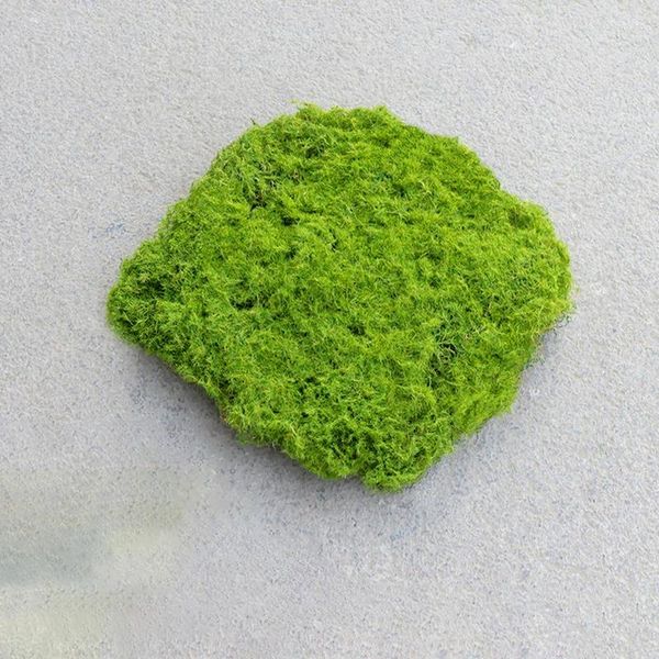 Dekorative Blumen Simulation Moss grüne falsche Pflanze Mikro Landschaft Dekoration Künstlicher Grasrasen Rasen für Haus Hochzeit Garten Wanddekoration