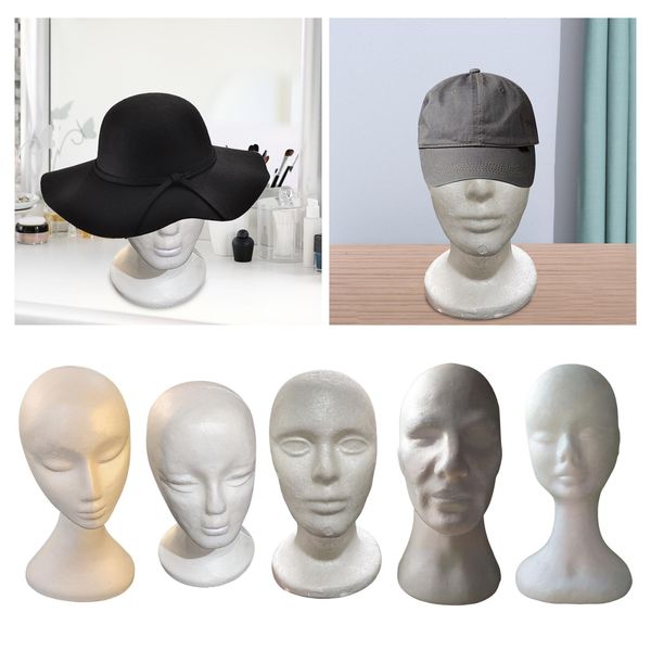 Kafa, Köpük Manken Kafası, Model, Manikin Display, S Hats Saç parçaları, Seyahat İçin Tutucu Ekran, Ev