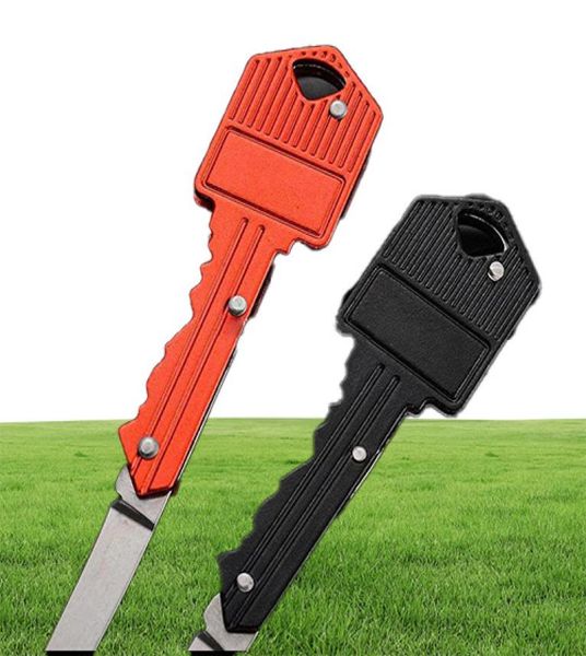 Cam Avcılık Bıçakları 6 Molors Anahtar Şekiş MTifonksiyonel Anahtarlar Mini Katlanır Bıçak Meyve Knifetool Açık Saber İsviçre Damlası OT6UO4315265