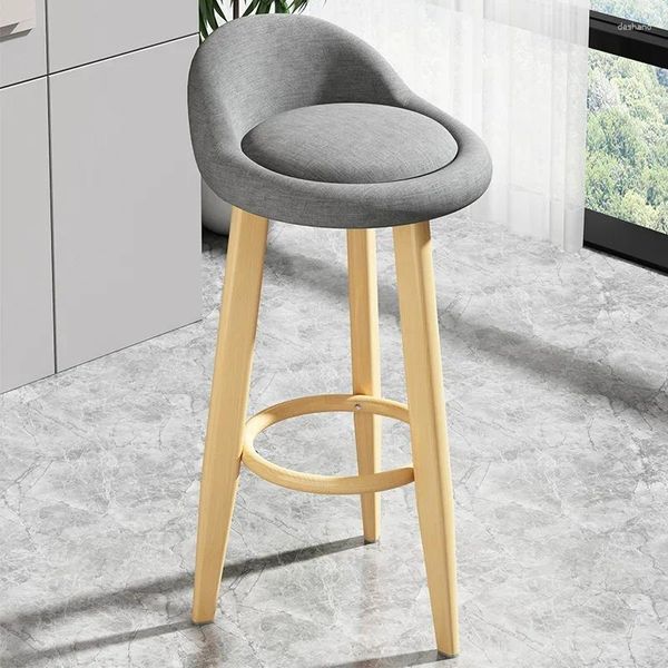 Tischmatten Bar Stuhl Leichte Luxus moderne minimalistische Rezeption Kassierer zu Hause Hochhocker Eisenkunst