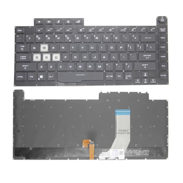 Teclados 100%novos para o Asus Rog Strix G531 G531G G531GT G15 G512 G512LV G512LW Teclado de retroilumação de lapto em inglês