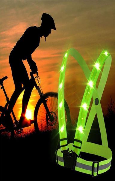 Sport Night Running LED LED Luci ciclistica Flasma della strada per la sicurezza Avverte