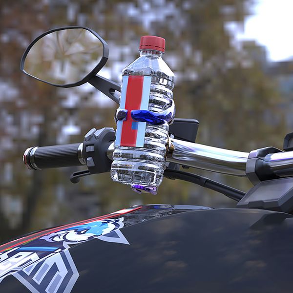 Складная бутылка для бутылки для бутылок для велосипедов мотоцикл на велосипедный руль с креплением Универсальный держатель для бутылок с водой для езды на велосипеде