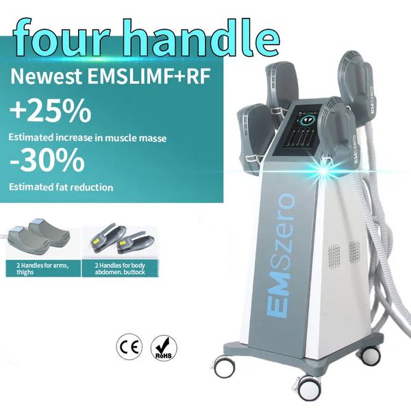 2024 RF EMS Skulptionskörperkonturierung Verlust Gewicht Abschleife Haut straffen elektronische Muskelbauchstimulatormaschine