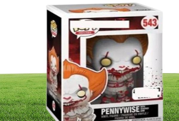 Funko Pop Figures Clown Back to the Soul Hand Office Model It Decoration Toy Pennywise Master Versione 5438198763