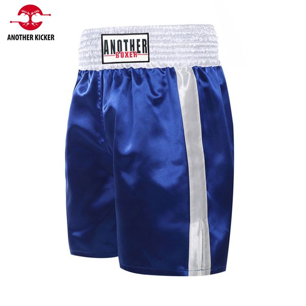 Muay Thai Shorts Satin Короткие кикбоксинги женщины мужчины боксерские бокс -боксерские брюки Sanda Wushu MMA.