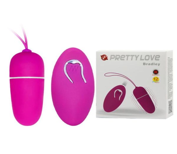 Симпатичная любовь 12 скоростей беспроводной пульт дистанционного управления вибрация яйцеклеточной вибрации для взрослых секс -игрушки для женщин сексуальные продукты. Пуля вибратор Y9850866