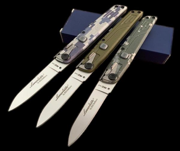 805039039 Italiano Frn Bill Deshivs Leverletto Knife Orizzontale a singola azione a singola azione tattica campeggio Camping Hunt6251979