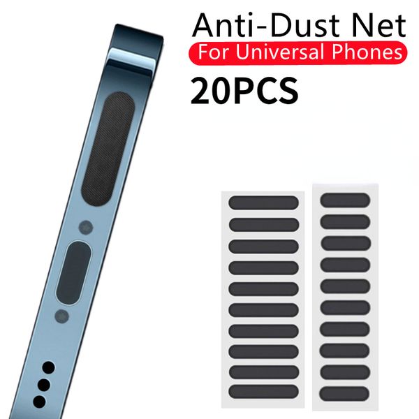 10 pezzi universale cellulare per telefono Dustproof Aurophiero Abandello Anti Dust Mesh Adesivo per iPhone Samsung Xiaomi Redmi Huawei Net