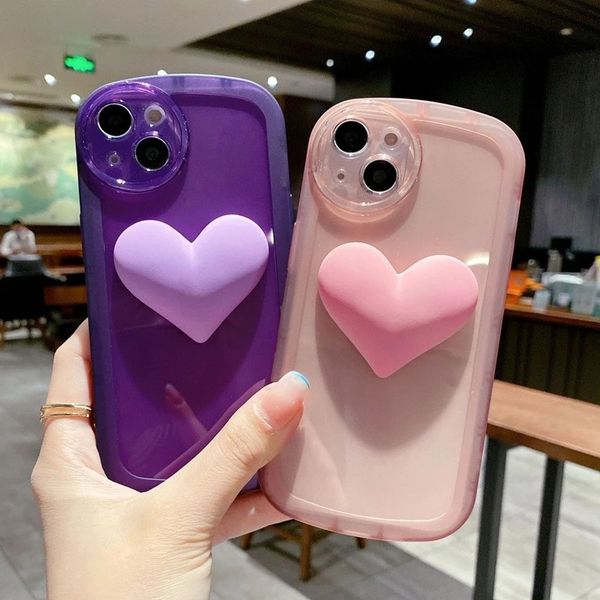 Симпатичный корпус телефона Candy Heart для Realme 2 5 5i 6i 9i C2 C3 C11 C12 C15 C25 C20 C20A C30 C31 C35 C21Y C25Y Soft Cleo Coque Coque