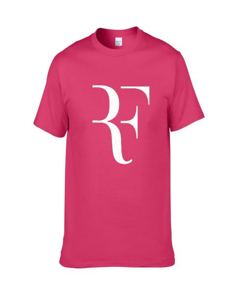 Novo Roger Federer RF Tennis T camisetas homens algodão Manga curta Perfeita impressão masculina moda moda esporte masculino Oner Tees ZG74531580