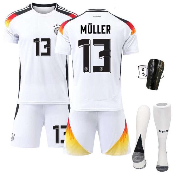 2024 Copa Alemanha Futebol em casa # 13 Muller 8 Kroos 6 Kimmich Nacional Kit