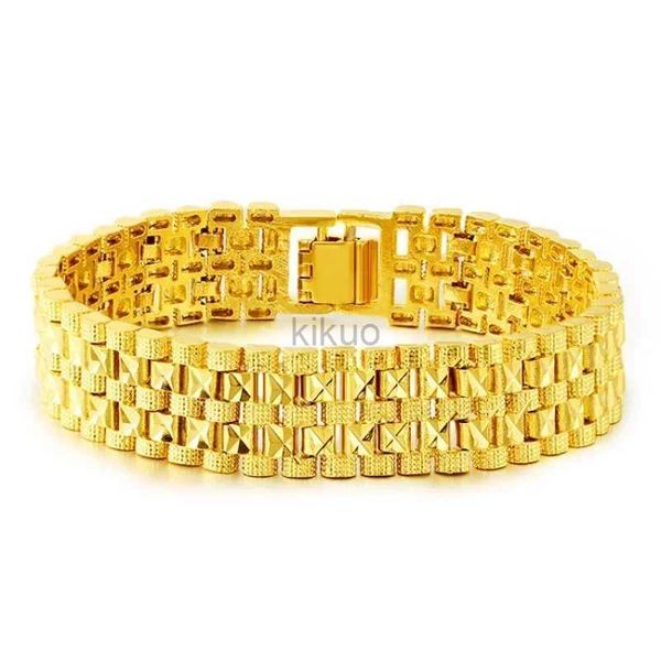 Braccialetto oro di braccialetto uomini 9999 bracciale oro vera braccialetto drago 24k bracciale oro reale regolabile cento con IG 24411