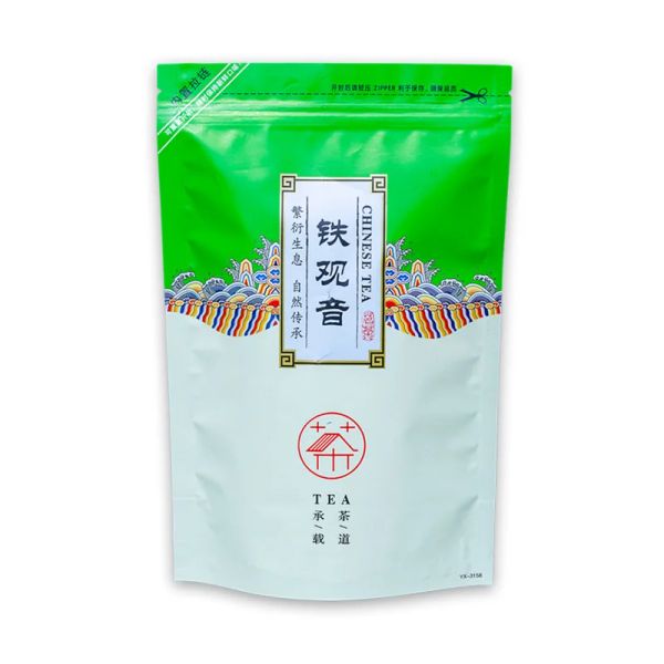 China Tieguanyin Oolong Tea Sags Vacuum Auto-sustentador Gift sem bolsa de embalagem