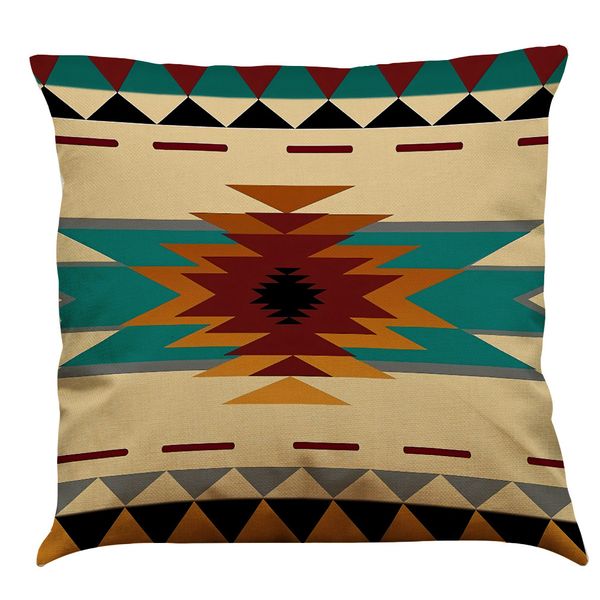 Almofadas indianas boêmiaas decoração decoração de casa boho capas de travesseiro étnico Capas de cama de casal de camas de casas de casas de cama para cama Sofá estética 45x45