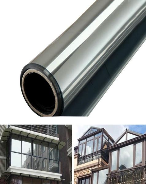 One Way Mirror Privacy Reflection 15 Tint Film Solar Energy Save Building Glass Film Film Film Sun Film 1M50CM6884516594