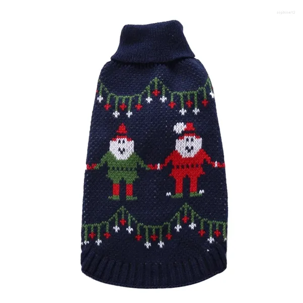 Jumpers de vestuário para cães Sweater Sweater Sweater Sweatter Sweaters de inverno roupas quentes para cães e gatos