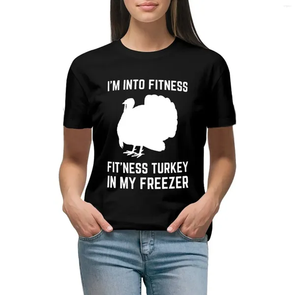 Женские поло, я увлекаюсь фитнесом-подготовкой индейка в моей футболке для охоты на морозилью