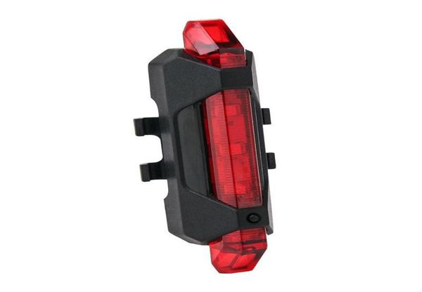 Fahrrad 5LED 4 Modus Red Front Light Light Bike Radfahren Warnlampe wasserdicht 8914072